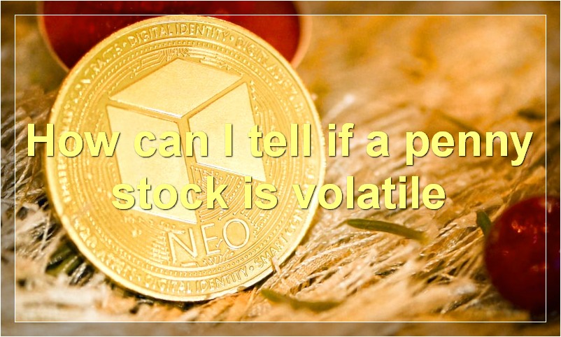 How can I tell if a penny stock is volatile