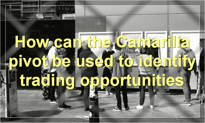 How can the Camarilla pivot be used to identify trading opportunities