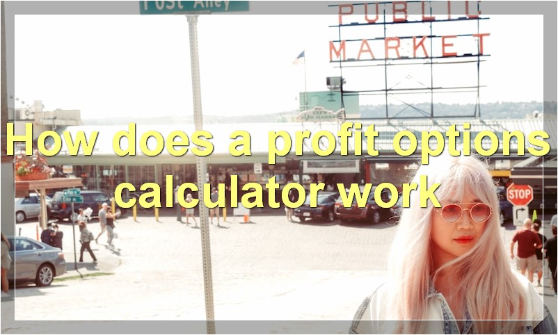 How does a profit options calculator work