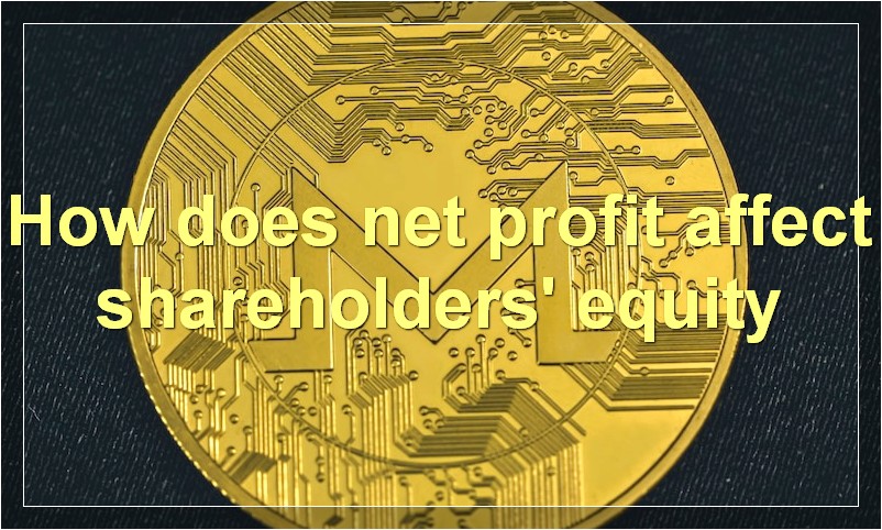 How does net profit affect shareholders' equity