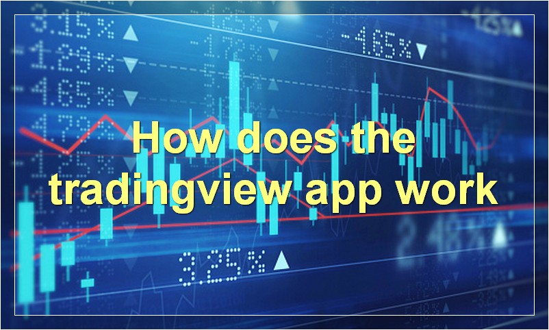 How does the tradingview app work