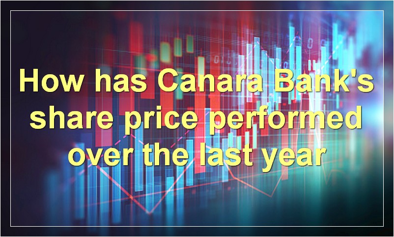 How has Canara Bank's share price performed over the last year