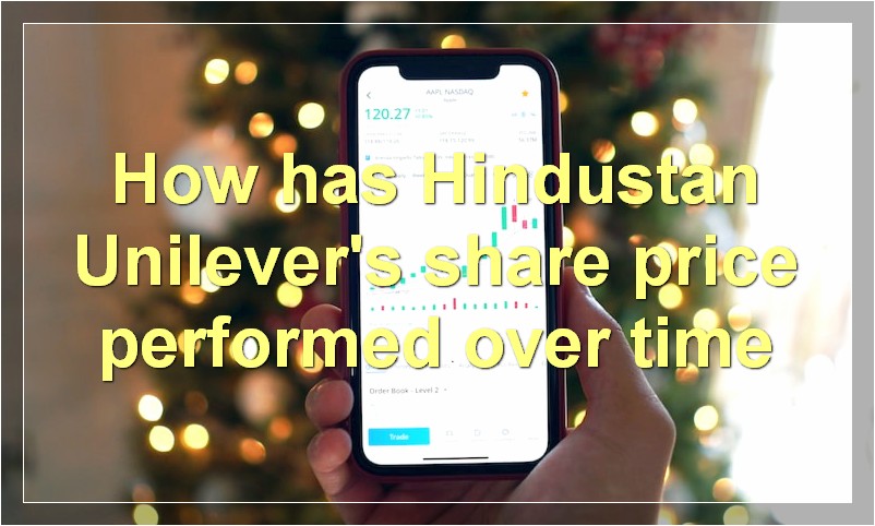 How has Hindustan Unilever's share price performed over time