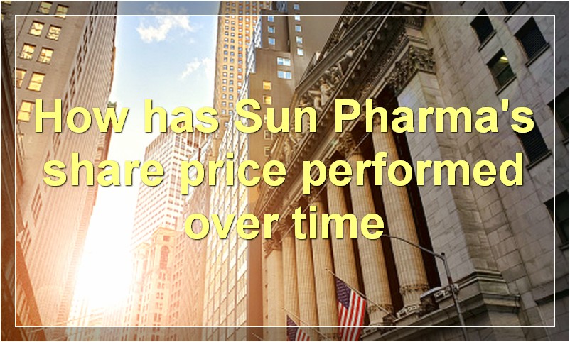 How has Sun Pharma's share price performed over time