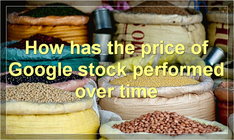 How has the price of Google stock performed over time