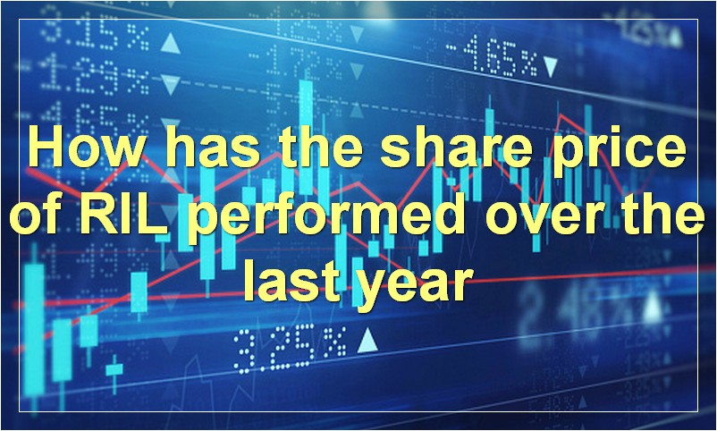 How has the share price of RIL performed over the last year