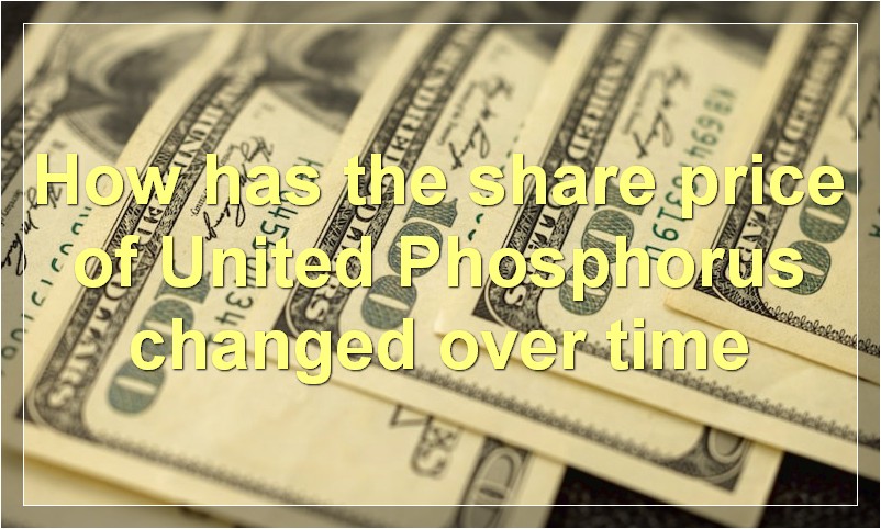 How has the share price of United Phosphorus changed over time