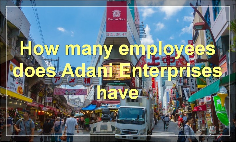 How many employees does Adani Enterprises have