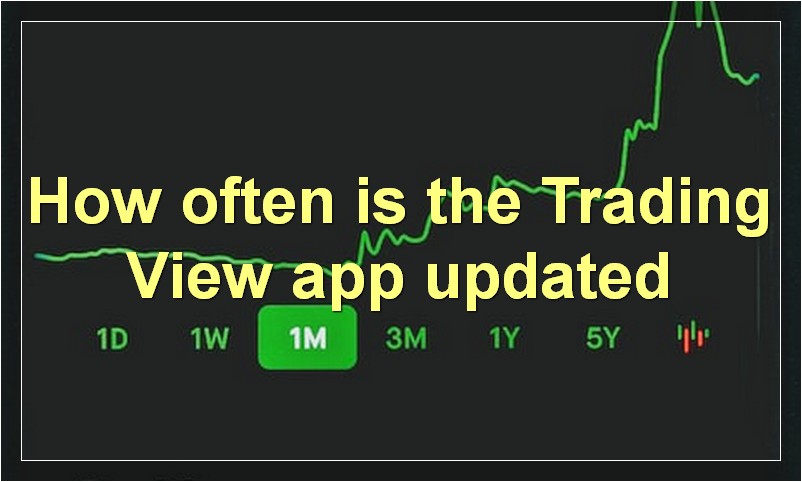 How often is the Trading View app updated