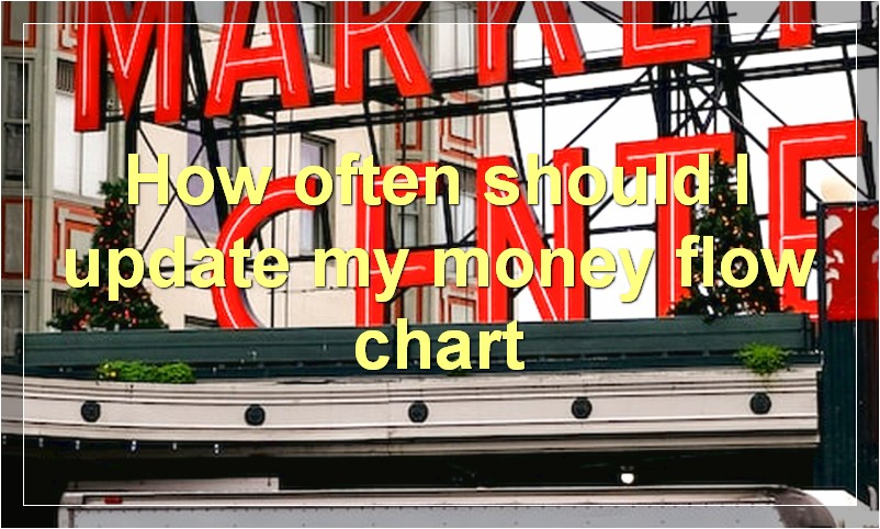 How often should I update my money flow chart