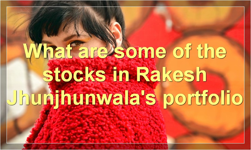 What are some of the stocks in Rakesh Jhunjhunwala's portfolio
