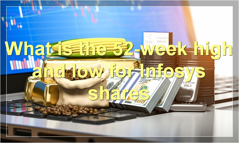What is the 52-week high and low for Infosys shares