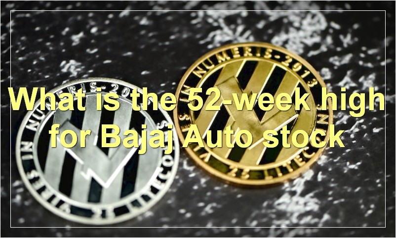 What is the 52-week high for Bajaj Auto stock