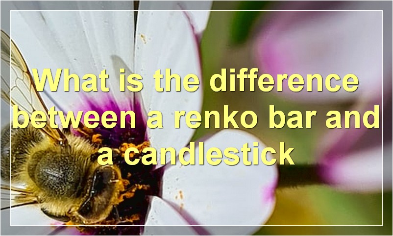 What is the difference between a renko bar and a candlestick