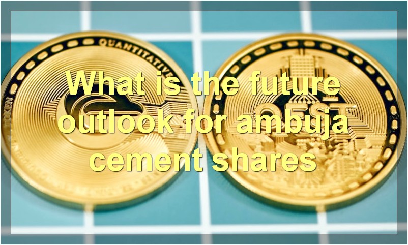 What is the future outlook for ambuja cement shares