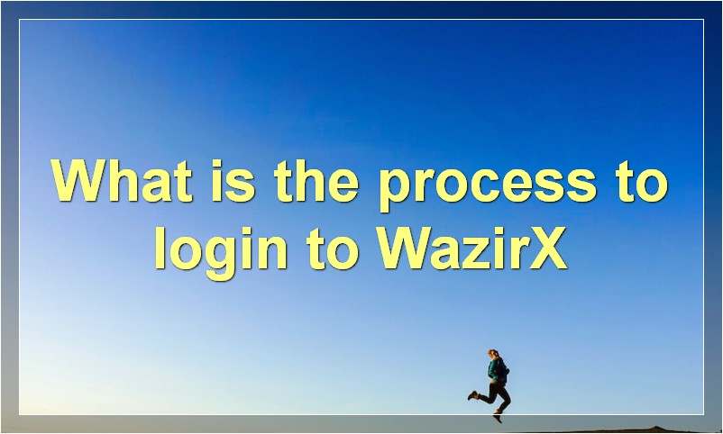 What is the process to login to WazirX