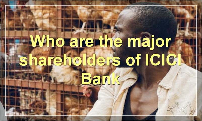 Who are the major shareholders of ICICI Bank